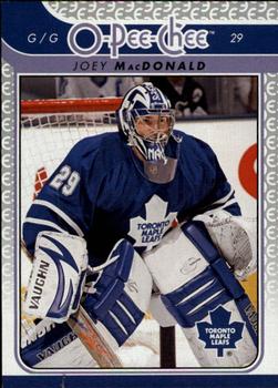 #643 Joey MacDonald - Toronto Maple Leafs - 2009-10 O-Pee-Chee Hockey