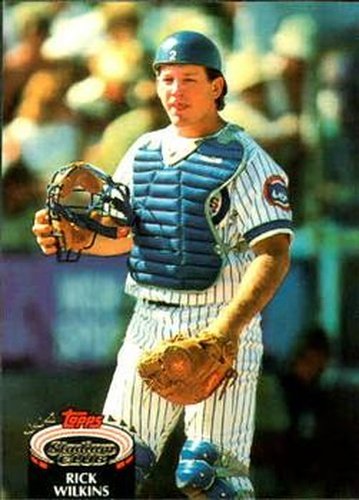 #643 Rick Wilkins - Chicago Cubs - 1992 Stadium Club Baseball