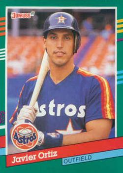 #643 Javier Ortiz - Houston Astros - 1991 Donruss Baseball