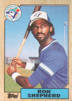 #643 Ron Shepherd - Toronto Blue Jays - 1987 Topps Baseball