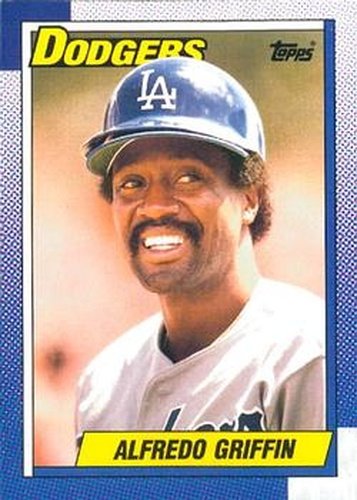 #643 Alfredo Griffin - Los Angeles Dodgers - 1990 O-Pee-Chee Baseball