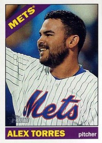 #643 Alex Torres - New York Mets - 2015 Topps Heritage Baseball