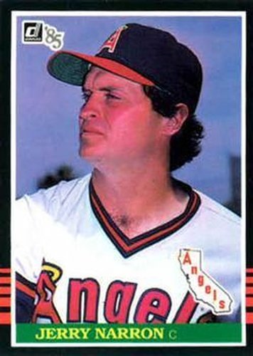 #643 Jerry Narron - California Angels - 1985 Donruss Baseball
