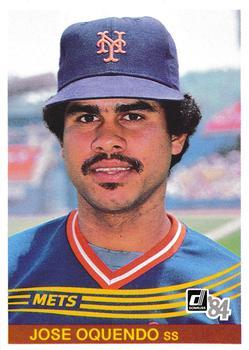 #643 Jose Oquendo - New York Mets - 1984 Donruss Baseball