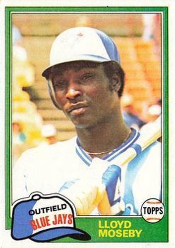 #643 Lloyd Moseby - Toronto Blue Jays - 1981 Topps Baseball