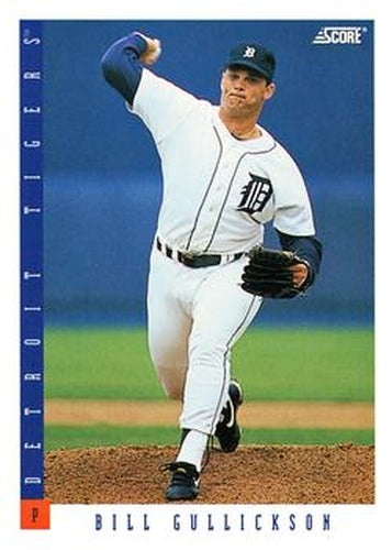 #643 Bill Gullickson - Detroit Tigers - 1993 Score Baseball