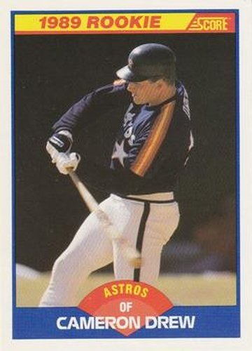 #643 Cameron Drew - Houston Astros - 1989 Score Baseball
