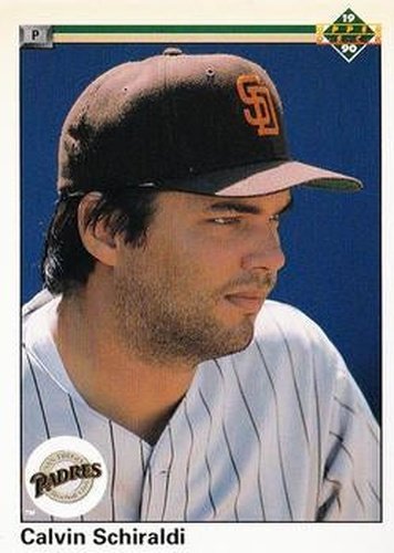 #643 Calvin Schiraldi - San Diego Padres - 1990 Upper Deck Baseball