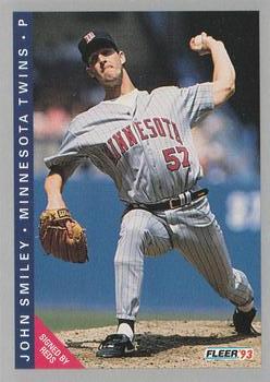 #643 John Smiley - Minnesota Twins - 1993 Fleer Baseball