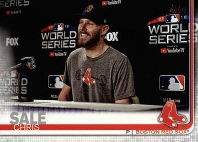 #643b Chris Sale - Boston Red Sox - 2019 Topps Baseball