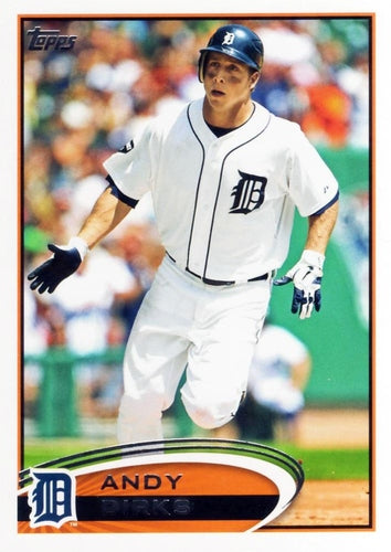 #644 Andy Dirks - Detroit Tigers - 2012 Topps Baseball