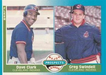 #644 Dave Clark / Greg Swindell - Cleveland Indians - 1987 Fleer Baseball