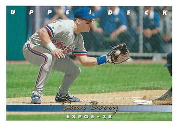 #644 Sean Berry - Montreal Expos - 1993 Upper Deck Baseball