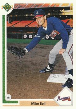 #644 Mike Bell - Atlanta Braves - 1991 Upper Deck Baseball
