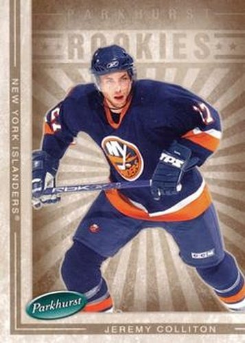 #644 Jeremy Colliton - New York Islanders - 2005-06 Parkhurst Hockey