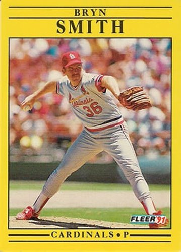 #644 Bryn Smith - St. Louis Cardinals - 1991 Fleer Baseball