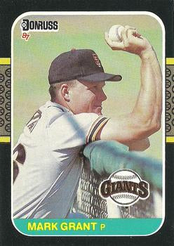 #644 Mark Grant - San Francisco Giants - 1987 Donruss Baseball