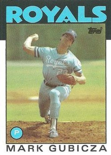 #644 Mark Gubicza - Kansas City Royals - 1986 Topps Baseball