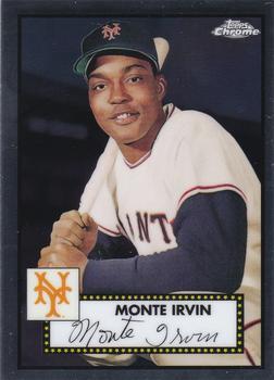 #644 Monte Irvin - New York Giants - 2021 Topps Chrome Platinum Anniversary Baseball