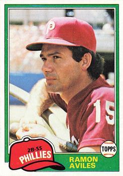 #644 Ramon Aviles - Philadelphia Phillies - 1981 Topps Baseball
