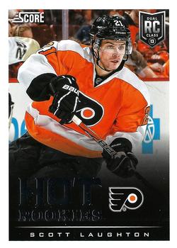 #644 Scott Laughton - Philadelphia Flyers - 2013-14 Score Hockey