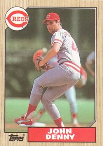 #644 John Denny - Cincinnati Reds - 1987 Topps Baseball