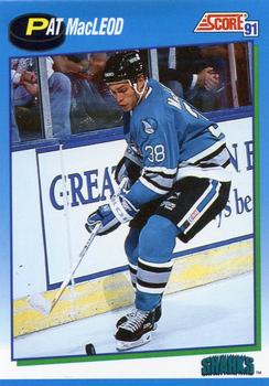 #645 Pat MacLeod - San Jose Sharks - 1991-92 Score Canadian Hockey
