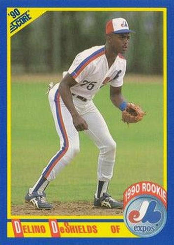 #645 Delino DeShields - Montreal Expos - 1990 Score Baseball