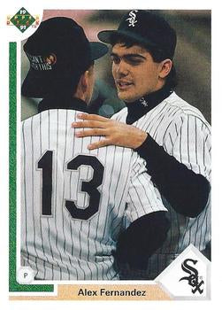 #645 Alex Fernandez - Chicago White Sox - 1991 Upper Deck Baseball
