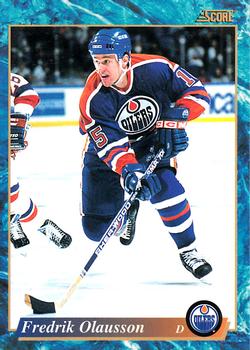 #645 Fredrik Olausson - Edmonton Oilers - 1993-94 Score Canadian Hockey