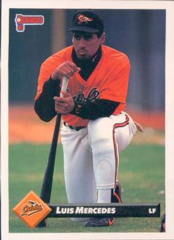 #645 Luis Mercedes - Baltimore Orioles - 1993 Donruss Baseball