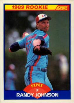 #645 Randy Johnson - Montreal Expos - 1989 Score Baseball