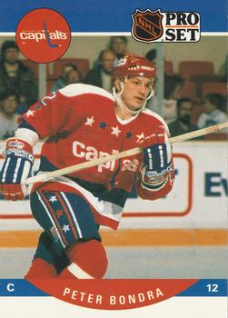 #645 Peter Bondra - Washington Capitals - 1990-91 Pro Set Hockey