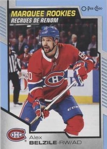#645 Alex Belzile - Montreal Canadiens - 2020-21 O-Pee-Chee Update Blue Hockey