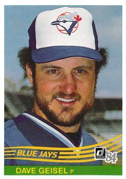 #645 Dave Geisel - Toronto Blue Jays - 1984 Donruss Baseball
