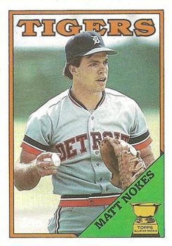 #645 Matt Nokes - Detroit Tigers - 1988 Topps Baseball
