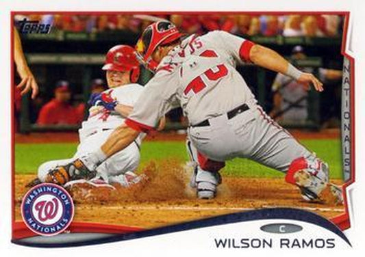 #645 Wilson Ramos - Washington Nationals - 2014 Topps Baseball