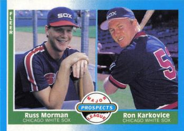 #645 Russ Morman / Ron Karkovice - Chicago White Sox - 1987 Fleer Baseball