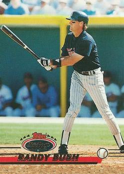 #645 Randy Bush - Minnesota Twins - 1993 Stadium Club Baseball