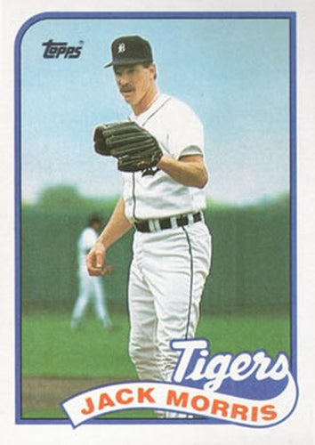 #645 Jack Morris - Detroit Tigers - 1989 Topps Baseball