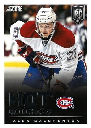 #645 Alex Galchenyuk - Montreal Canadiens - 2013-14 Score Hockey