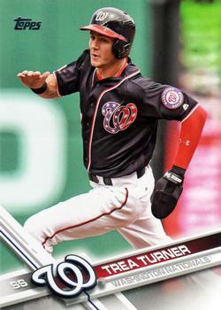 #645a Trea Turner - Washington Nationals - 2017 Topps Baseball