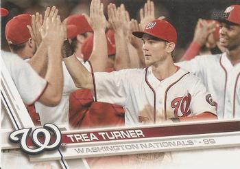 #645b Trea Turner - Washington Nationals - 2017 Topps Baseball