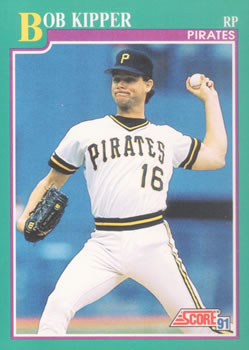 #646 Bob Kipper - Pittsburgh Pirates - 1991 Score Baseball