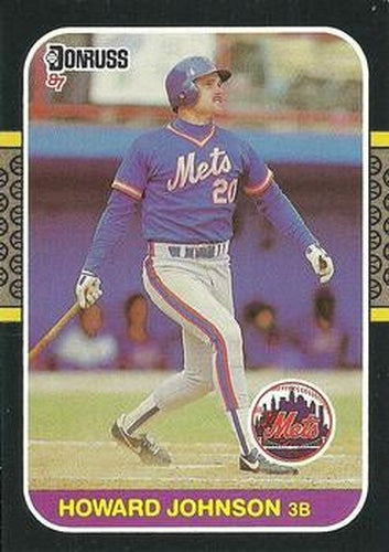 #646 Howard Johnson - New York Mets - 1987 Donruss Baseball