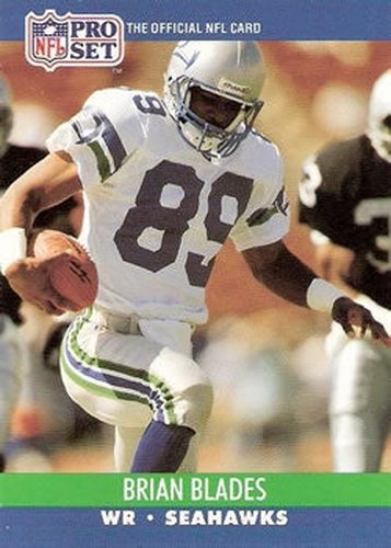 #646 Brian Blades - Seattle Seahawks - 1990 Pro Set Football