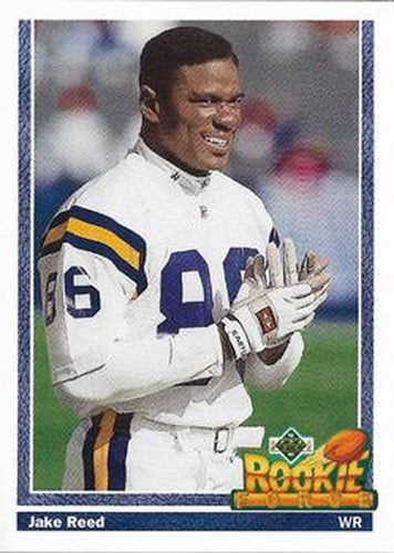 #646 Jake Reed - Minnesota Vikings - 1991 Upper Deck Football