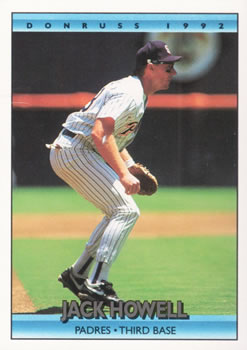 #646 Jack Howell - San Diego Padres - 1992 Donruss Baseball