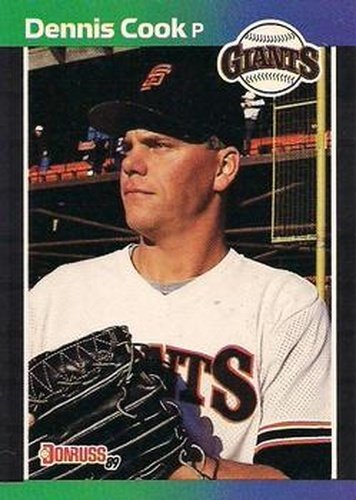 #646 Dennis Cook - San Francisco Giants - 1989 Donruss Baseball