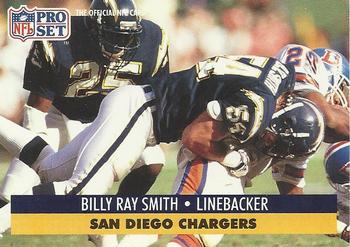 #646 Billy Ray Smith - San Diego Chargers - 1991 Pro Set Football